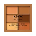 NYX PROFESSIONAL MAKEUP Paleta de contorno oculta correcta, profunda