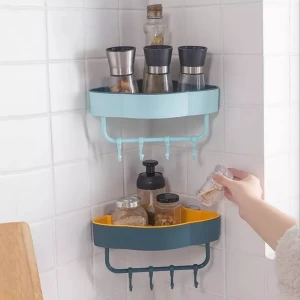 Organizador Ducha Baño Cocina Soporte Esquinero Adhesivo