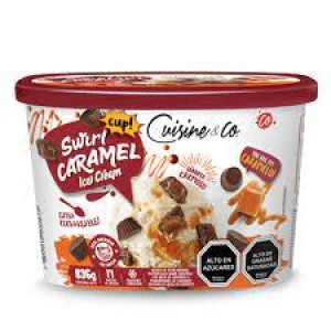 Helado swirl caramel 836 g